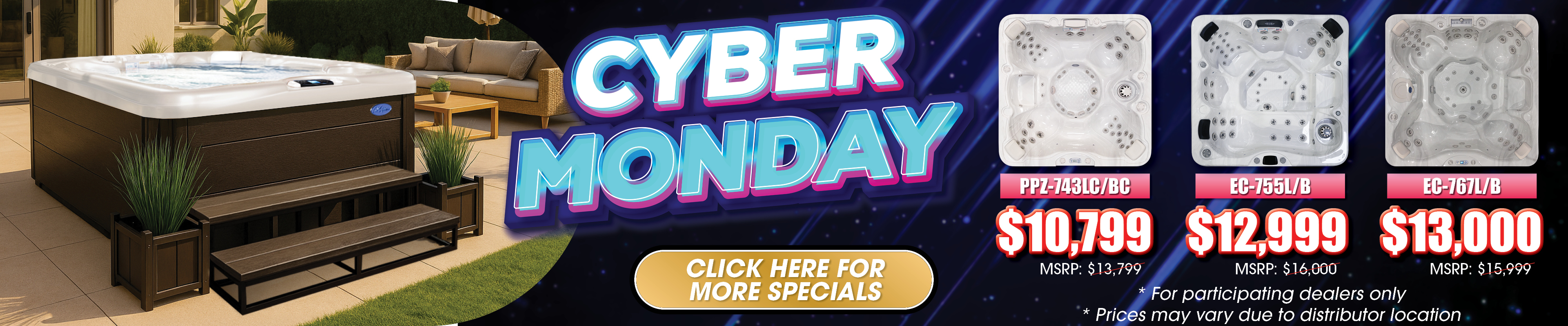 Calspas hot tub being used in a family setting - Moreno Valley