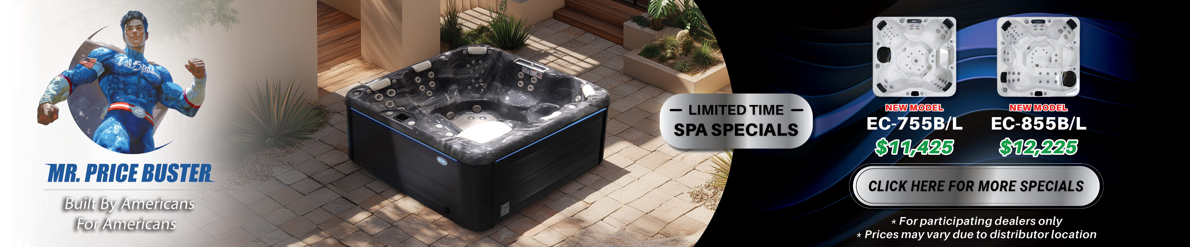 Calspas hot tub being used in a family setting - Moreno Valley